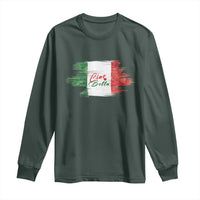 Italy Italian Ciao Bella Long Sleeve Shirt