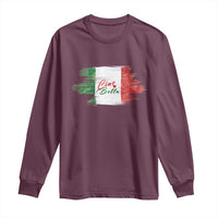 Italy Italian Ciao Bella Long Sleeve Shirt