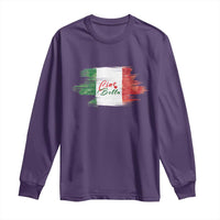 Italy Italian Ciao Bella Long Sleeve Shirt