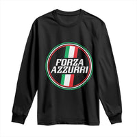 Italian Sport Support Long Sleeve Shirt Let's Go Italy Forza Azzurri