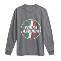 Italian Sport Support Long Sleeve Shirt Let's Go Italy Forza Azzurri
