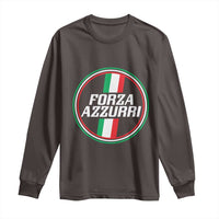 Italian Sport Support Long Sleeve Shirt Let's Go Italy Forza Azzurri
