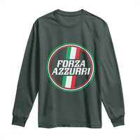 Italian Sport Support Long Sleeve Shirt Let's Go Italy Forza Azzurri