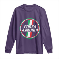 Italian Sport Support Long Sleeve Shirt Let's Go Italy Forza Azzurri