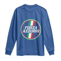 Italian Sport Support Long Sleeve Shirt Let's Go Italy Forza Azzurri