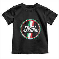 Italian Sport Support Toddler T Shirt Let's Go Italy Forza Azzurri
