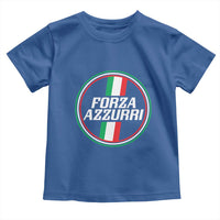 Italian Sport Support Toddler T Shirt Let's Go Italy Forza Azzurri