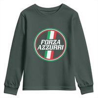 Italian Sport Support Youth Sweatshirt Let's Go Italy Forza Azzurri