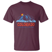 Colorado T Shirt Adventure Is Calling Nature Lover Outdoor Activities - Wonder Print Shop