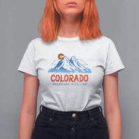 Colorado T Shirt For Women Adventure Is Calling Nature Lover Outdoor Activities - Wonder Print Shop