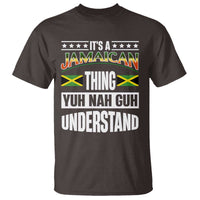 Jamaica Pride T Shirt It's A Jamaican Thing Yuh Nah Guh Understand - Wonder Print Shop
