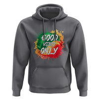 Good Vibes Only Rasta Reggae Jamaica Hoodie - Wonder Print Shop