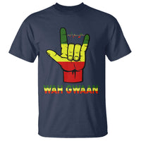Reggae Lover T Shirt Wah Gwaan Jamaica jamaican - Wonder Print Shop