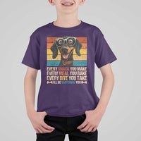 Funny Dog Lover T Shirt For Kid I'll Be Watching You
