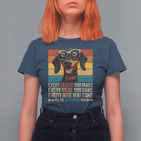 Funny Dog Lover T Shirt For Women I'll Be Watching You