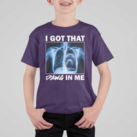 Funny I Got That Dawg In Me Xray Pitbull Meme T Shirt For Kid - Wonder Print Shop