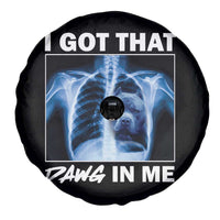 Funny I Got That Dawg In Me Xray Pitbull Meme Spare Tire Cover