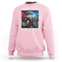 Alpha Wolf Sweatshirt Human By Chance Alpha By Choice - Wonder Print Shop