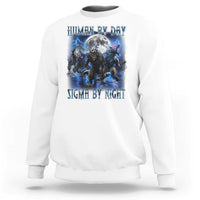 Alpha Wolf Sweatshirt Human By Day Sigma By Night - Wonder Print Shop