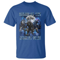 Alpha Wolf T Shirt Human By Day Sigma By Night - Wonder Print Shop