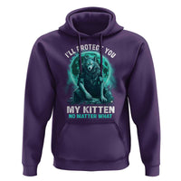 Funny Alpha Wolf Hoodie I'll Protect You Kitten No Matter What