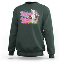 Funny Alpha Male Unicorn Sweatshirt - Wonder Print Shop