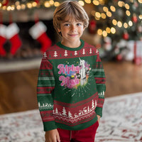 Funny Alpha Male Unicorn Ugly Christmas Sweater - Wonder Print Shop