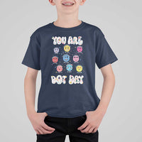 Christian Hippie Face You Are Dot Day T Shirt For Kid - Wonder Print Shop