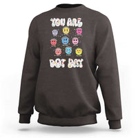 Christian Hippie Face You Are Dot Day Sweatshirt - Wonder Print Shop