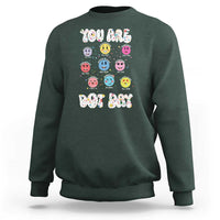 Christian Hippie Face You Are Dot Day Sweatshirt - Wonder Print Shop