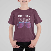 Dot Day Dude T Shirt For Kid Cool Dot Sunglass - Wonder Print Shop