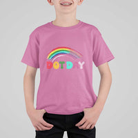 Rainbow Happy Dot Day T Shirt For Kid - Wonder Print Shop