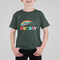 Rainbow Happy Dot Day T Shirt For Kid - Wonder Print Shop