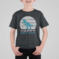 Happy Dot Day Funny Dinosaur T Shirt For Kid - Wonder Print Shop
