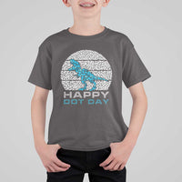 Happy Dot Day Funny Dinosaur T Shirt For Kid - Wonder Print Shop
