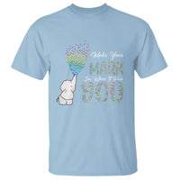 Dot Day T Shirt Make Your Mark And See Where It Takes Cute Elephant - Wonder Print Shop