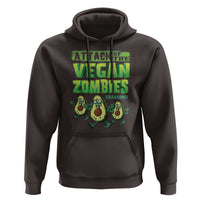 Halloween Vegetarian Hoodie Attack of the Vegan Zombies - Wonder Print Shop