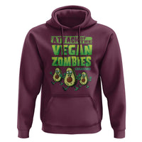 Halloween Vegetarian Hoodie Attack of the Vegan Zombies - Wonder Print Shop