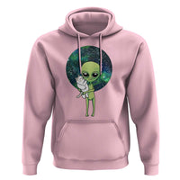 Cute Alien Hugs Cat Hoodie