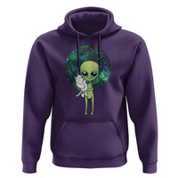 Cute Alien Hugs Cat Hoodie
