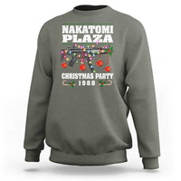 Christmas Nakatomi Plaza 1988 Sweatshirt Christmas Lights Machine Gun - Wonder Print Shop