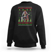Xmas Nakatomi Plaza Sweatshirt It's Not Christmas Until Hans Gruber Falls - Wonder Print Shop