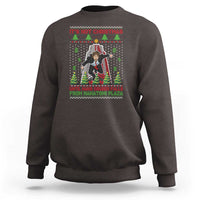 Xmas Nakatomi Plaza Sweatshirt It's Not Christmas Until Hans Gruber Falls - Wonder Print Shop