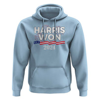 Harris Won 2024 Hoodie US President American Firework Patriotic
