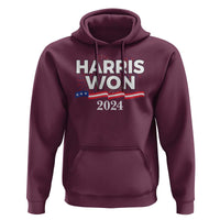 Harris Won 2024 Hoodie US President American Firework Patriotic