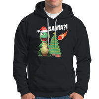 Funny Dinosaurs Extinction Santa Ugly Christmas Hoodie - Wonder Print Shop