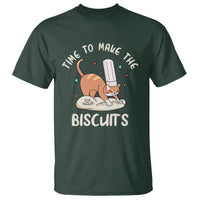 Cute Kitty Time To Make The Biscuits Cat Lover T Shirt - Wonder Print Shop