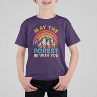 Nature Lover T Shirt For Kid May The Forest Be With You Earth Day - Wonder Print Shop
