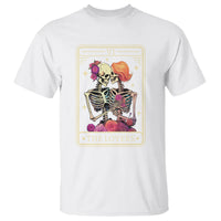 The Lovers Goth Tie Dye Kissing Lesbian Skeletons T Shirt - Wonder Print Shop
