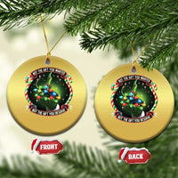 Funny Xmas Christmas Ornament Not The Gift You Wanted But The Gift You Deserve - Wonder Print Shop